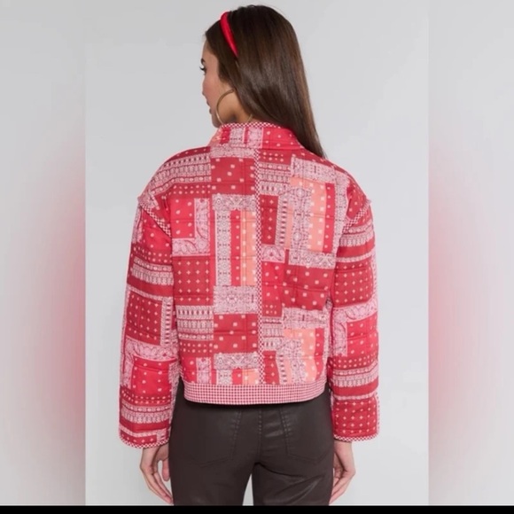 NWT & Merci Julie Jacket-Red Bandana
 size Medium - Picture 3 of 12